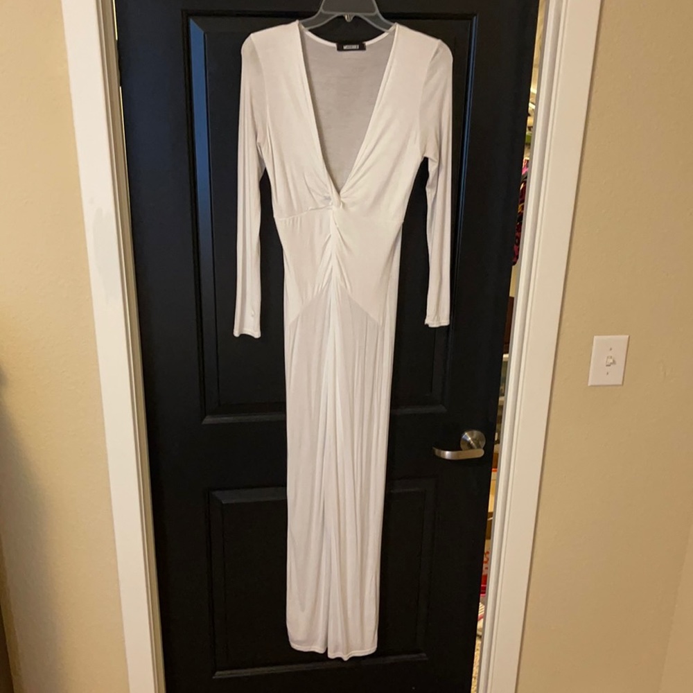 White/Beige Missguided maxi